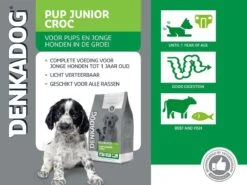 Denkadog Puppy/Junior Croc - Hondenvoer 6 Denkadog Puppy/Junior Croc - Hondenvoer -Hondenbenodigdheden 1200x900 15