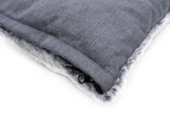 Benzano - Hondenmand - All Season - Wasmachine Wasbaar - Omkeerbaar Kussen - Pluche - Schuimvulling - Grijs - 80 CM -Hondenbenodigdheden 1200x900 24