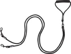 Rebel Petz - Dubbele Verstelbare Hondenriem Voor Twee Honden - Met Draaibare Sluiting En Zacht Handvat - Small En Large - Small (140 Cm Lang, Ø 8 Mm) -Hondenbenodigdheden 1200x916