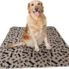 Sharon B - Puppy Training Pad - Plasmat - Beige Met Botjesprint - 80x90 Cm - Hondentoilet - Herbruikbaar - Wasbaar -Hondenbenodigdheden 1200x923 2