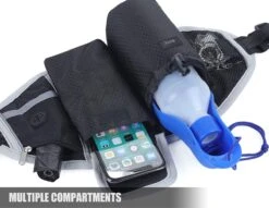 BOTC Looplijn Hond Met Heupriem Voor Hardlopen - Hondenriem - Zwart -Hondenbenodigdheden 1200x928