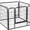 ACAZA Hondenren In 4 Panelen - Hondenkennel - Met Deur - 60 Cm Hoog - Zwart 2 ACAZA Hondenren In 4 Panelen - Hondenkennel - Met Deur - 60 Cm Hoog - Zwart -Hondenbenodigdheden 1200x928 4