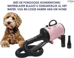 Forgoods Professionele Hondenfohn - Waterblazer Voor Honden - Hondenfohn Met 4 Opzetstukken - 2800W Verstelbaar Vermogen - Roze 17 Forgoods Professionele Hondenfohn - Waterblazer Voor Honden - Hondenfohn Met 4 Opzetstukken - 2800W Verstelbaar Vermogen - Roze -Hondenbenodigdheden 1200x942