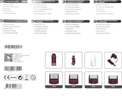 Nobleza Dieren Tondeuse Set - 4 Opzetkammen - Draadloos - Voor Huisdieren Katten & Honden 17 Nobleza Dieren Tondeuse Set - 4 Opzetkammen - Draadloos - Voor Huisdieren Katten & Honden -Hondenbenodigdheden 1200x943