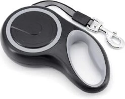 IGOODS - Uitlaatriem - Honden Riem - Katten Riem - Uitlaatriem Voor Dieren Rollijn - Hondenriem - 5 Meter Lang - Grijs -Hondenbenodigdheden 1200x952