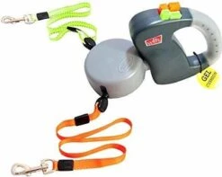 Wigzi Dual Doggie 2.0 Voor Twee Honden - Hondenriem - Grijs - 3m - <22 Kg (per Hond) 13 Wigzi Dual Doggie 2.0 Voor Twee Honden - Hondenriem - Grijs - 3m - <22 Kg (per Hond) -Hondenbenodigdheden 1200x958