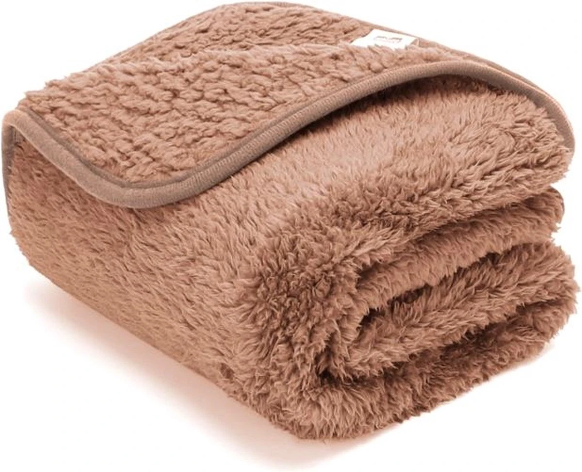 Nobleza Dierendeken - Pluche Deken - Hondendeken - Kattendeken - Deken Hond - Deken Kat - Dierendeken - Bruin - Maat L 3 Nobleza Dierendeken - Pluche Deken - Hondendeken - Kattendeken - Deken Hond - Deken Kat - Dierendeken - Bruin - Maat L