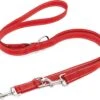 Happilax Dog Leash 2m Adjustable - Red / Reflective - 3-Step Adjustable Leash - Double Leash, Tug Leash - Geschikt Als Hondenriem Voor Grote Honden Of Als Sleepriem Voor Kleine Honden. -Hondenbenodigdheden 1200x995