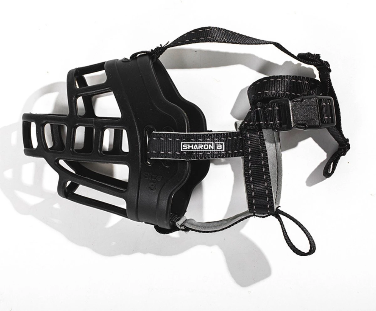 Sharon B Muilkorf Hond - Zwart - XL - Comfortabel - Snuitomtrek 34 Tot 37 Cm - Voor Grote Honden 4 Sharon B Muilkorf Hond - Zwart - XL - Comfortabel - Snuitomtrek 34 Tot 37 Cm - Voor Grote Honden - Afbeelding 2