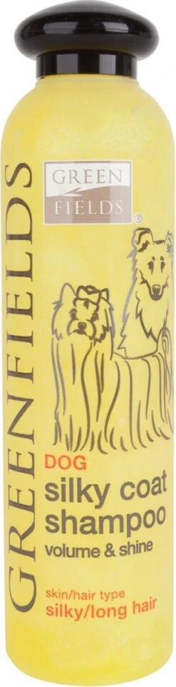 Greenfields Hondenshampoo Voor Langharige Vacht - Zorgt Voor Een Zijdezachte Glanzende Vacht - Inhoud 270 Ml - Hondenshampoo Langharige Vacht