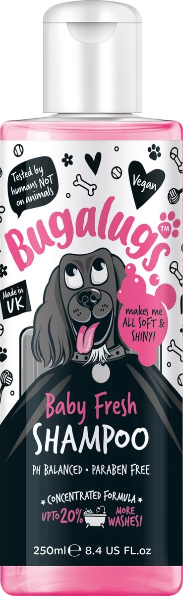 Bugalugs - Vachtverzorging Hond - Baby Fresh Gift Set - Hondenshampoo - Hondenparfum - Anti-klit Spray - 650 Ml - Kerstcadeau 5 Bugalugs - Vachtverzorging Hond - Baby Fresh Gift Set - Hondenshampoo - Hondenparfum - Anti-klit Spray - 650 Ml - Kerstcadeau - Afbeelding 3