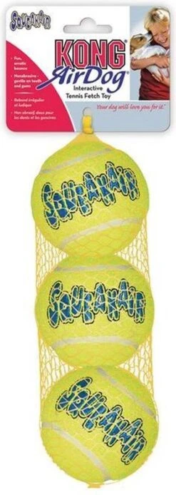 Kong Air Squacker Tennisbal - Hondenspeelgoed - Geel - M - Ø7,1 Cm 20 Kong Air Squacker Tennisbal - Hondenspeelgoed - Geel - M - Ø7,1 Cm -Hondenbenodigdheden 427x1200 2