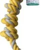 BoDutch Flostouw Hond - Hondenspeelgoed - Trektouw Hond - Hondentouw - Flostouw Hond - 60 Cm - Apporteerspeelgoed - Geel/Grijs -Hondenbenodigdheden 439x1200 1