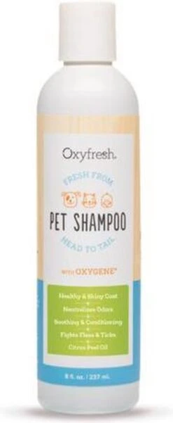 Oxyfresh Pets Hondenshampoo & Kattenshampoo - 237ml - Diervriendelijke Shampoo Voor Honden En Katten Zonder Irriterende Bestanddelen -Hondenbenodigdheden 493x1200 1