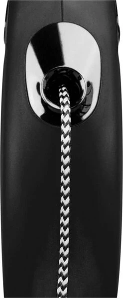 Flexi Rollijn Met Koord - Medium - Zwart - 8 Meter -Hondenbenodigdheden 493x1200