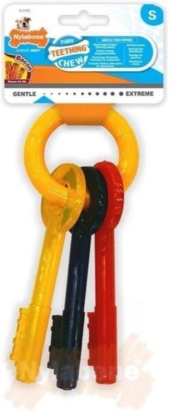 Nylabone Puppy Teething Key Flexible Geel&Blauw&Rood - Hondenspeelgoed - Wolf Tot 16kg 25 Nylabone Puppy Teething Key Flexible Geel&Blauw&Rood - Hondenspeelgoed - Wolf Tot 16kg -Hondenbenodigdheden 495x1200 4