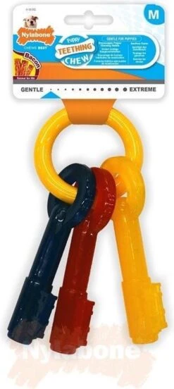 Nylabone Puppy Teething Key Flexible Geel&Blauw&Rood - Hondenspeelgoed - Wolf Tot 16kg 20 Nylabone Puppy Teething Key Flexible Geel&Blauw&Rood - Hondenspeelgoed - Wolf Tot 16kg -Hondenbenodigdheden 537x1200
