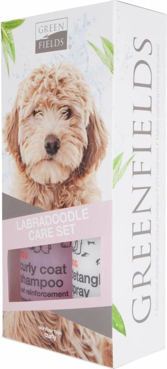Greenfields Labradoodle Vacht Verzorgingsset - Shampoo En Anti-Klit Spray Voor Langharige Of Krullende Vacht 11 Greenfields Labradoodle Vacht Verzorgingsset - Shampoo En Anti-Klit Spray Voor Langharige Of Krullende Vacht - Afbeelding 9