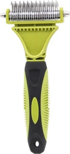 Hondenborstel - Dubbelzijdig Ontharing Tool - Herbruikbare Honden & Kattenvachtkam - Huisdier Grooming - 1 Stuk - Groen 12 Hondenborstel - Dubbelzijdig Ontharing Tool - Herbruikbare Honden & Kattenvachtkam - Huisdier Grooming - 1 Stuk - Groen -Hondenbenodigdheden 547x1200