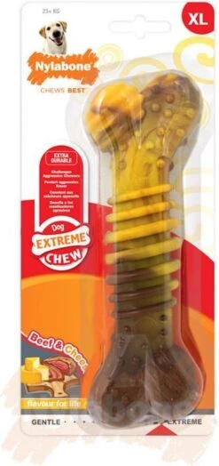 Nylabone Extreme Kauwbot Textuur Met Rund- En Kaassmaak -Hondenbenodigdheden 566x1200 2