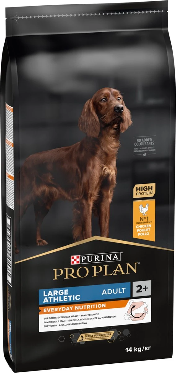 Pro Plan Everyday Nutrition Large Athletic Adult - Honden Droogvoer - Kip - 14 Kg 8 Pro Plan Everyday Nutrition Large Athletic Adult - Honden Droogvoer - Kip - 14 Kg - Afbeelding 6