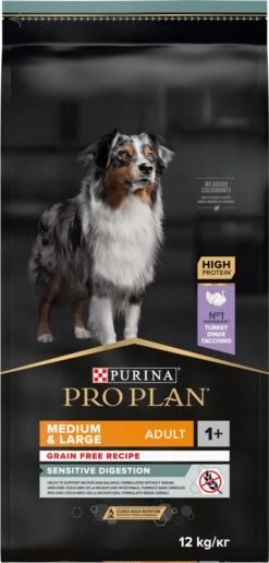 Pro Plan Graanvrij Medium & Large Adult Sensitive Digestion - Honden Droogvoer- Kalkoen - 12 Kg 31 Pro Plan Graanvrij Medium & Large Adult Sensitive Digestion - Honden Droogvoer- Kalkoen - 12 Kg -Hondenbenodigdheden 574x1200 1