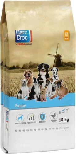Carocroc Premium Puppy 28/18 15 Kg Met Gratis Rocco Sticks