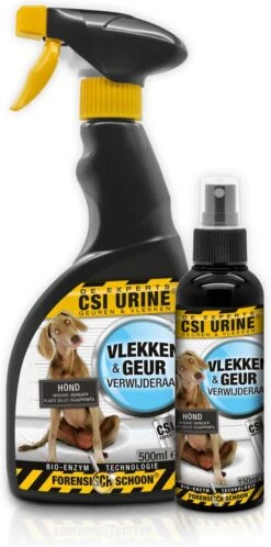 CSI Urine Vlek En Geurspray Puppy En Hond 500 Ml -Hondenbenodigdheden 595x1200