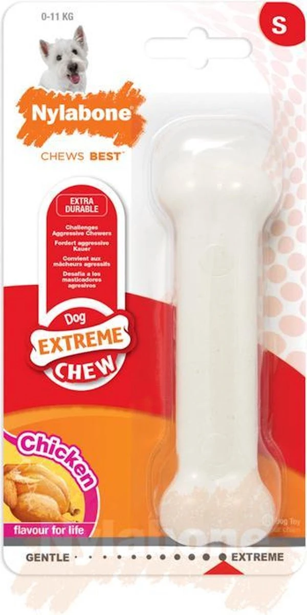 Nylabone Harde Bijters Kluif - Kip - Voor Honden Tot 20 Kg 9 Nylabone Harde Bijters Kluif - Kip - Voor Honden Tot 20 Kg - Afbeelding 7