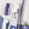 Hond En Kat Tandenborstel Verzorgingsset - Inclusief Tandpasta Met Beefsmaak - Vier Unieke Reinigingsborstels - Fluoride Vrij -Hondenbenodigdheden 626x1200 2