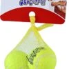 Kong Hond Squeakair Met Piep Small, Net à 3 Tennisballen. (Ø 5 Cm)