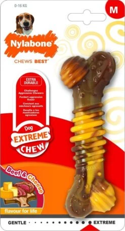 Nylabone Extreme Kauwbot Textuur Met Rund- En Kaassmaak -Hondenbenodigdheden 649x1200 1