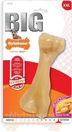 Nylabone Harde Bijters Kluif - Kip - Voor Honden Tot 15 Kg -Hondenbenodigdheden 657x1200 2