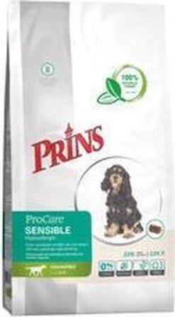 Prins Procare Graanvrij Sensible Hypoallergic - 12 KG -Hondenbenodigdheden 663x1200