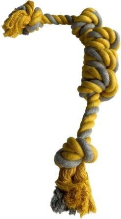 BoDutch Flostouw Hond - Hondenspeelgoed - Trektouw Hond - Hondentouw - Flostouw Hond - 60 Cm - Apporteerspeelgoed - Geel/Grijs 12 BoDutch Flostouw Hond - Hondenspeelgoed - Trektouw Hond - Hondentouw - Flostouw Hond - 60 Cm - Apporteerspeelgoed - Geel/Grijs -Hondenbenodigdheden 666x1200