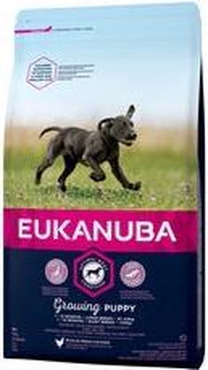 Eukanuba Dog Puppy & Junior - Grote Rassen - Kip - Droogvoer - 12 Kg 10 Eukanuba Dog Puppy & Junior - Grote Rassen - Kip - Droogvoer - 12 Kg - Afbeelding 8