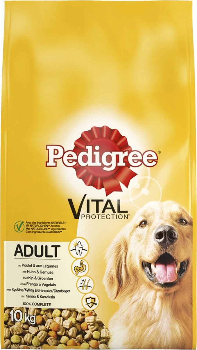 Pedigree Adult Honden Droogvoer - Kip - 10 Kg 10 Pedigree Adult Honden Droogvoer - Kip - 10 Kg - Afbeelding 8
