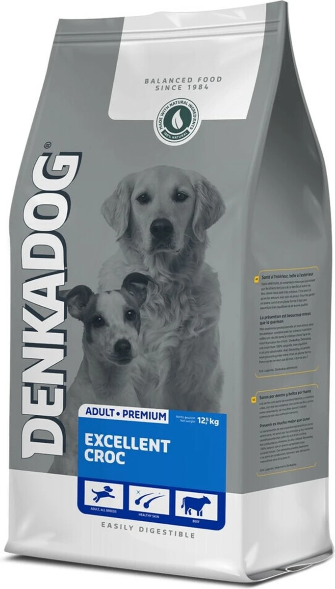 Denkadog Excellent Croc - Hondenvoer - 12.5 Kg 3 Denkadog Excellent Croc - Hondenvoer - 12.5 Kg