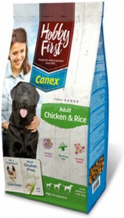 Hobbyfirst Canex Adult - Kip & Rijst - Hondenvoer - 12 Kg -Hondenbenodigdheden 685x1200 1