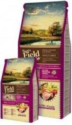 Sam's Field Adult Large - Kip & Aardappel - 13 Kg -Hondenbenodigdheden 695x1200 1