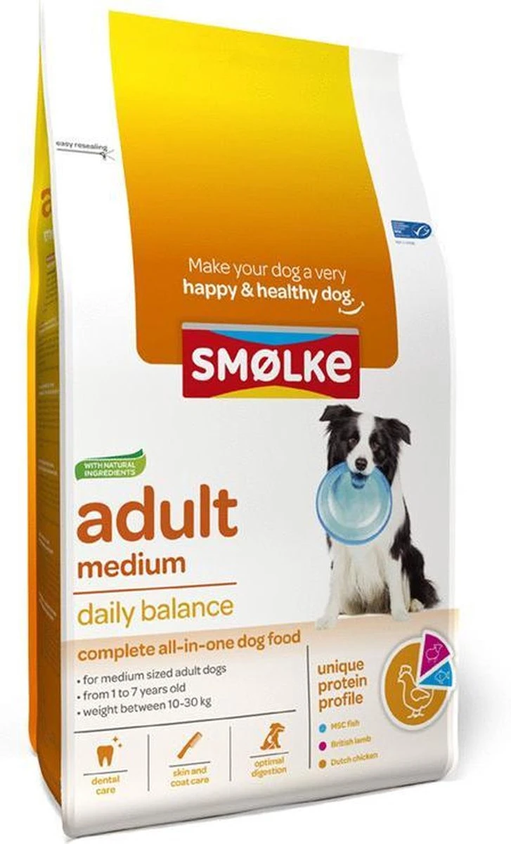 Smolke Adult Medium Brokken - Hondenvoer - 3 Kg 22 Smolke Adult Medium Brokken - Hondenvoer - 3 Kg - Afbeelding 20