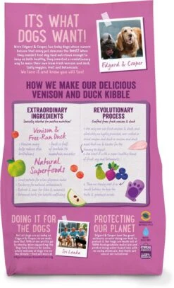 Edgard & Cooper Verse Hert & Scharreleend Brok - Voor Volwassen Honden - Hondenvoer - 2 X 2.5kg -Hondenbenodigdheden 729x1200