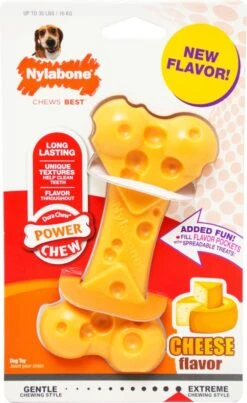 Nylabone Durable Cheese Bone - M -Hondenbenodigdheden 735x1200 1