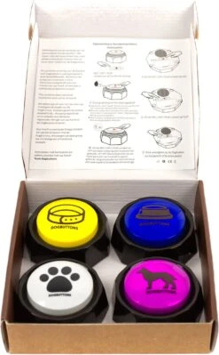 Dogbuttons® – PETIFY PREMIUM Praatknoppen –4 Stuks - Praatknop – Hond – Opneembare Knoppen – Hond Praten – Hondentraining – Praatknoppen – Dog Button – Hondenknop – Huisdier – Honden Speelgoed Intelligentie – Praten Met Hond – Laat Uw Hond Spreken! 15 Dogbuttons® – PETIFY PREMIUM Praatknoppen –4 Stuks - Praatknop – Hond – Opneembare Knoppen – Hond Praten – Hondentraining – Praatknoppen – Dog Button – Hondenknop – Huisdier – Honden Speelgoed Intelligentie – Praten Met Hond – Laat Uw Hond Spreken! -Hondenbenodigdheden 742x1200 1