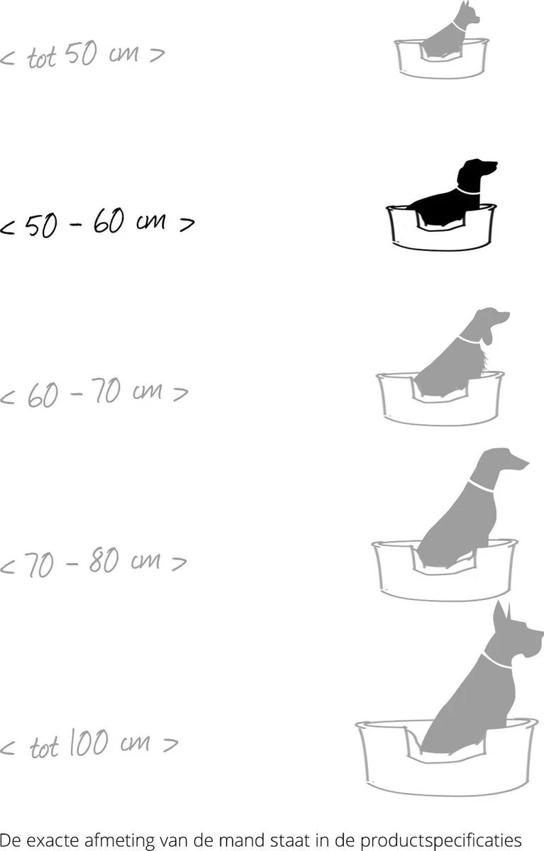 Flamingo - Hondenmand Domus - Grijs - M - 70 X 47 X 22 Cm 6 Flamingo - Hondenmand Domus - Grijs - M - 70 X 47 X 22 Cm - Afbeelding 4