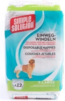Simple Solution Wegwerp Honden Luier - SMALL 12 ST 38-48 CM -Hondenbenodigdheden 768x1200