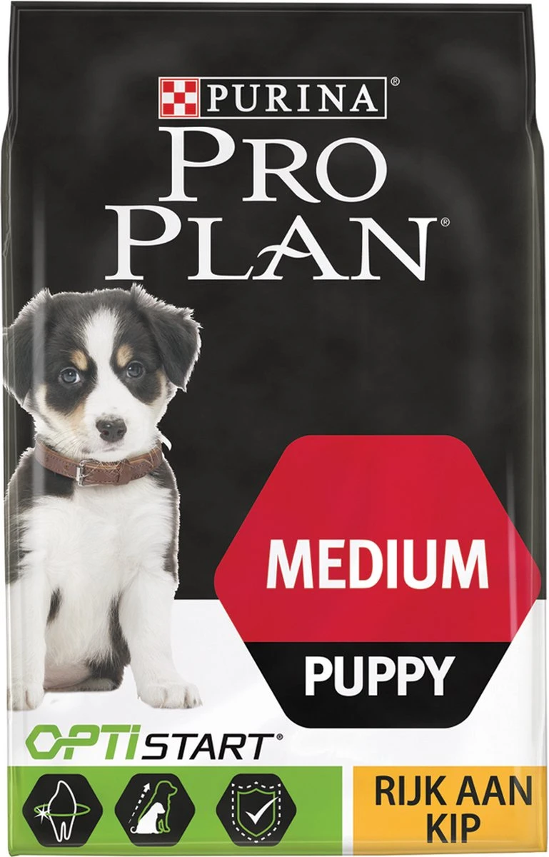 Pro Plan Puppy Medium Hondenvoer - Puppypakket 3kg 4 Pro Plan Puppy Medium Hondenvoer - Puppypakket 3kg - Afbeelding 2