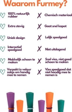 Furmey Zoomies - Honden Speelgoed - Hondenspeeltjes - Kauwbotten Hond - S Groen - 17 Cm -Hondenbenodigdheden 775x1200 10