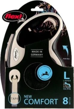 Flexi New Comfort Hondenriem - Grijs - L - 8 M -Hondenbenodigdheden 816x1200 1