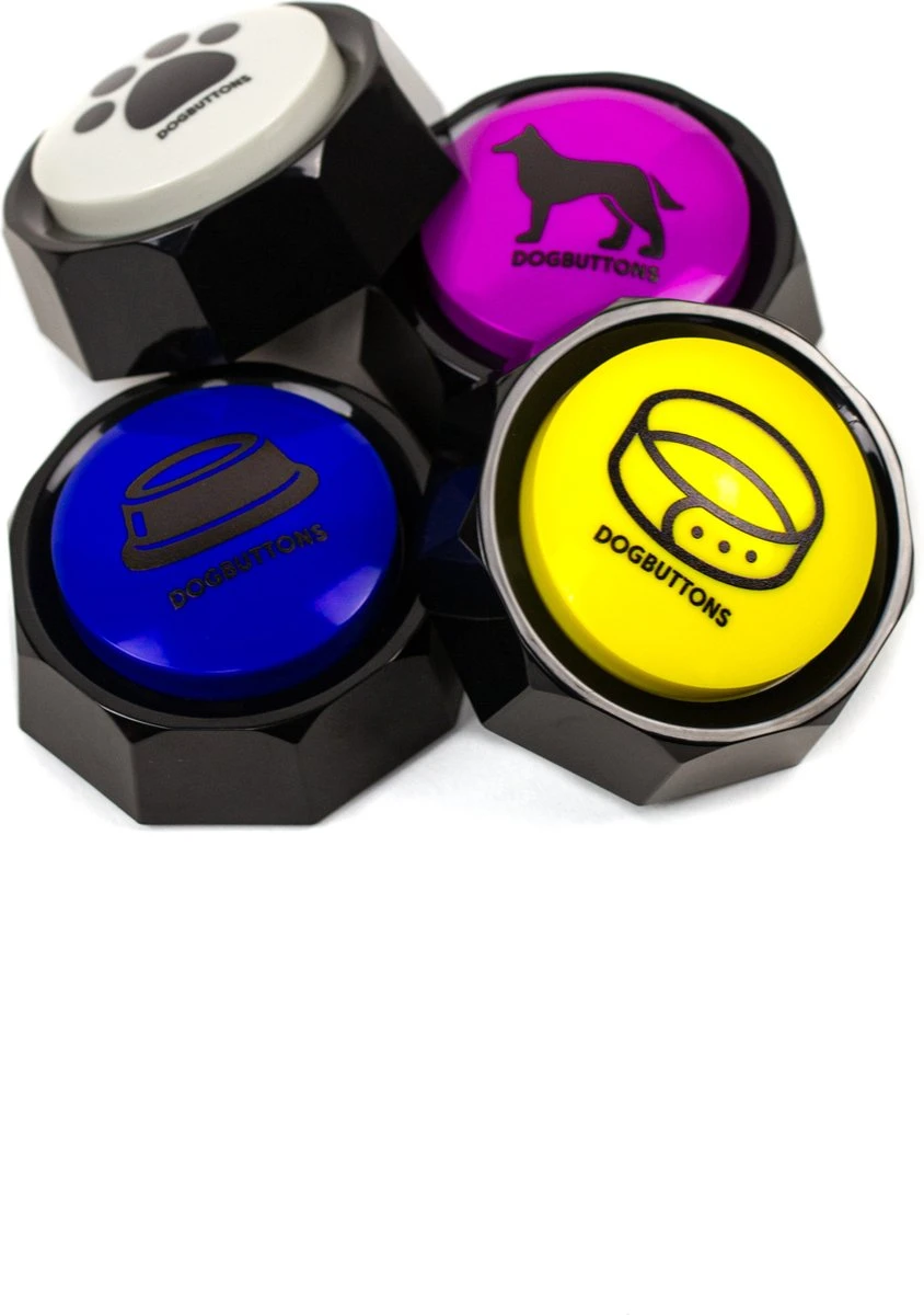 Dogbuttons® – PETIFY PREMIUM Praatknoppen –4 Stuks - Praatknop – Hond – Opneembare Knoppen – Hond Praten – Hondentraining – Praatknoppen – Dog Button – Hondenknop – Huisdier – Honden Speelgoed Intelligentie – Praten Met Hond – Laat Uw Hond Spreken! 6 Dogbuttons® – PETIFY PREMIUM Praatknoppen –4 Stuks - Praatknop – Hond – Opneembare Knoppen – Hond Praten – Hondentraining – Praatknoppen – Dog Button – Hondenknop – Huisdier – Honden Speelgoed Intelligentie – Praten Met Hond – Laat Uw Hond Spreken! - Afbeelding 4